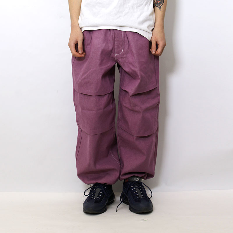 WT COLOR DENIM PANTS -PURPLE-