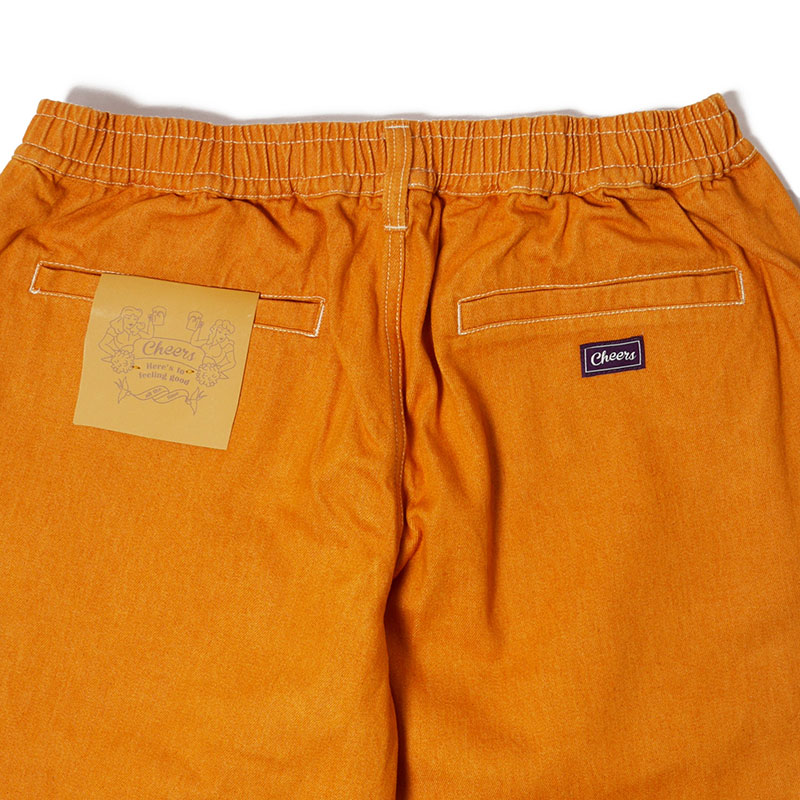 WT COLOR DENIM PANTS -YELLOW-