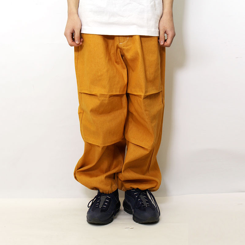 WT COLOR DENIM PANTS -YELLOW-