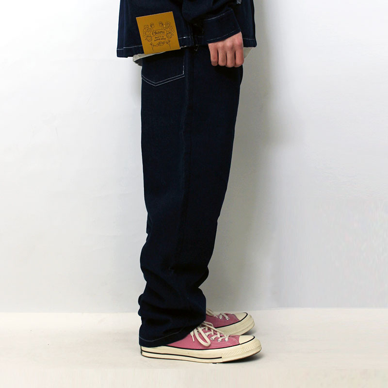 DENIM TEPS -NAVY-