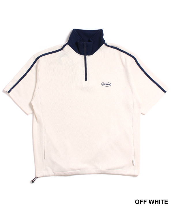 KNIT&SEWN TRAINING ZIP TOP