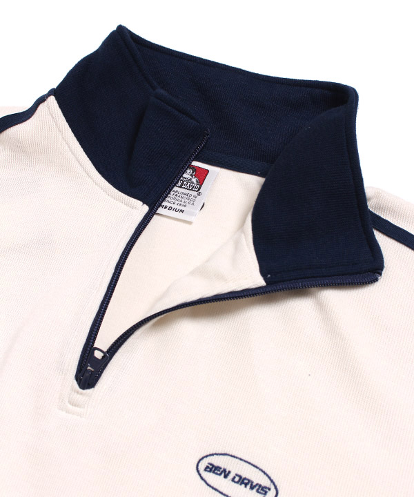 KNIT&SEWN TRAINING ZIP TOP