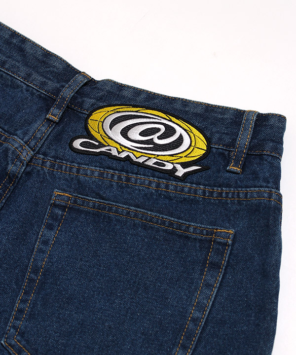 TUCK DENIM PANTS -インディゴ-