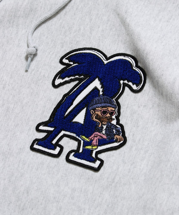 L.A MARVIE2 EMB HOODIE