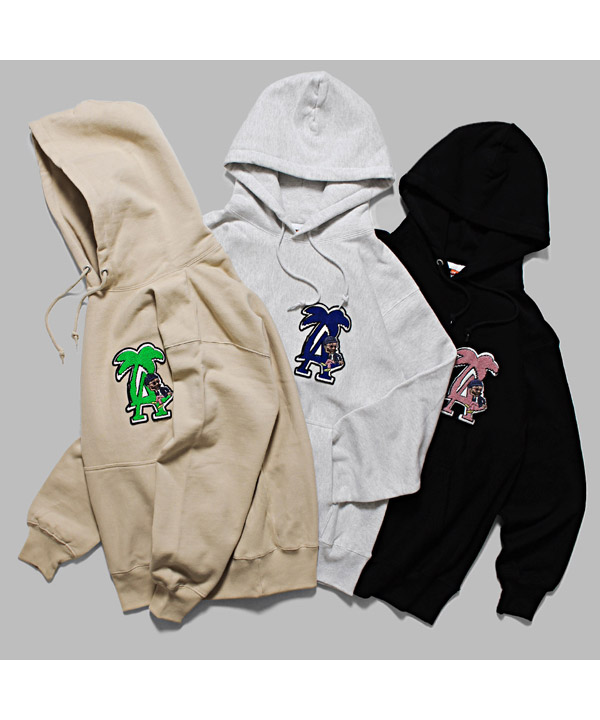 L.A MARVIE2 EMB HOODIE