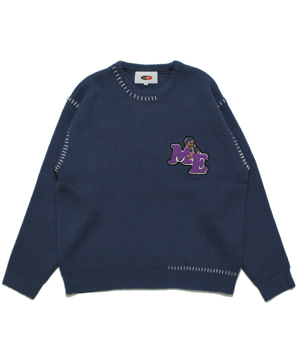 ME Hand stitch CREW(ネイビー)