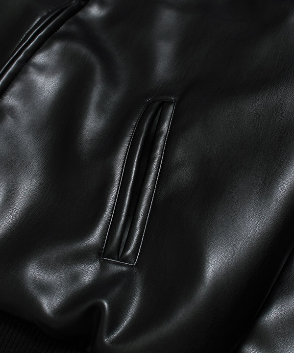 Eco leather JK -ブラック-