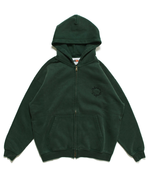 FADE ZIP HOODIE(グリーン)