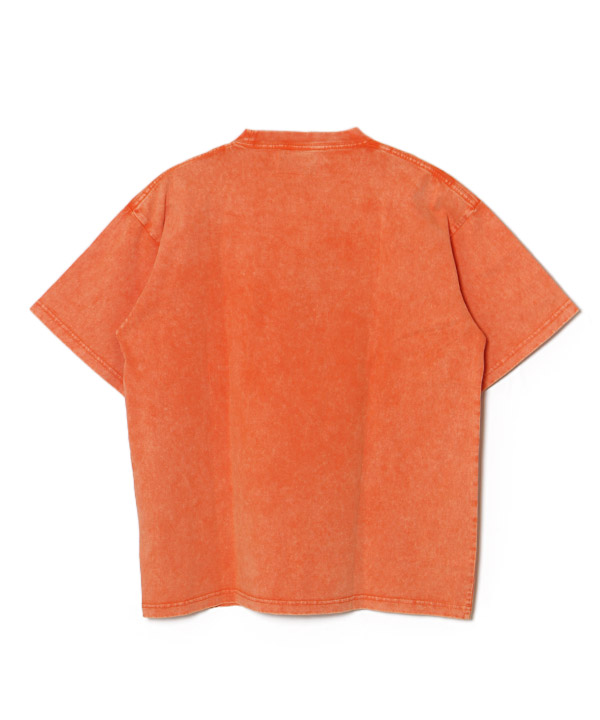 Mr.Marvie PIGMENT TEE -ORANGE-