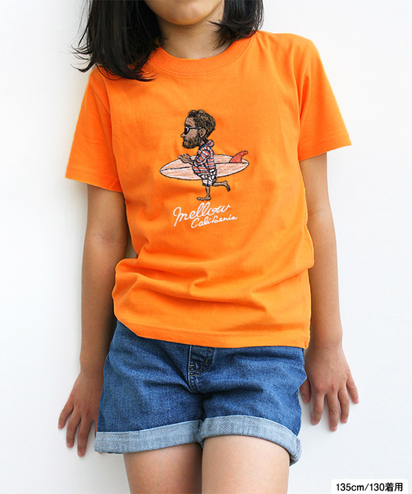 Mr.Marvie KIDS TEE -BROWN-