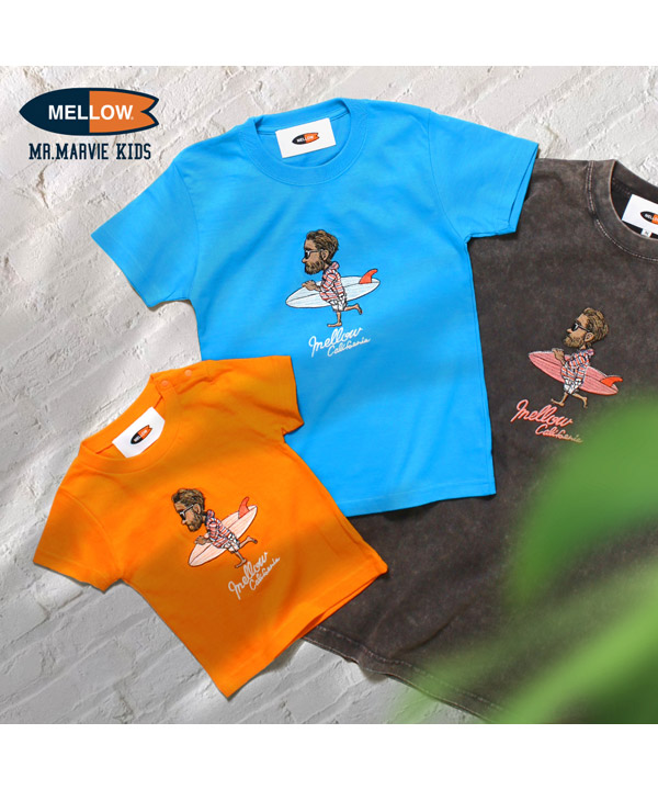 Mr.Marvie KIDS TEE -ORANGE-