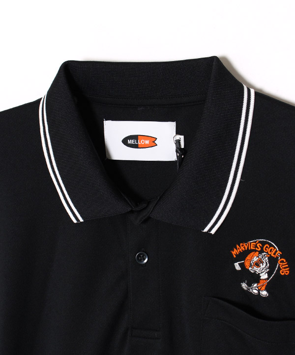 MARVIE GOLF POLO -BLACK-