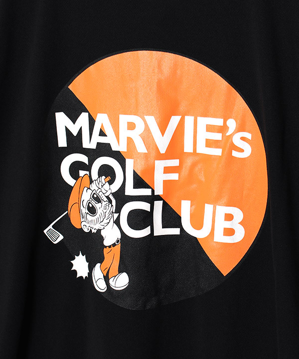 MARVIE GOLF POLO -BLACK-