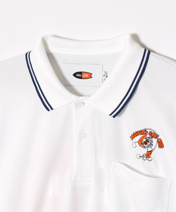 MARVIE GOLF POLO -WHITE-