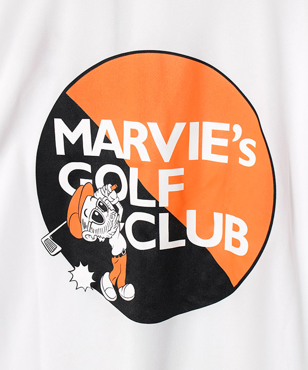 MARVIE GOLF POLO -WHITE-