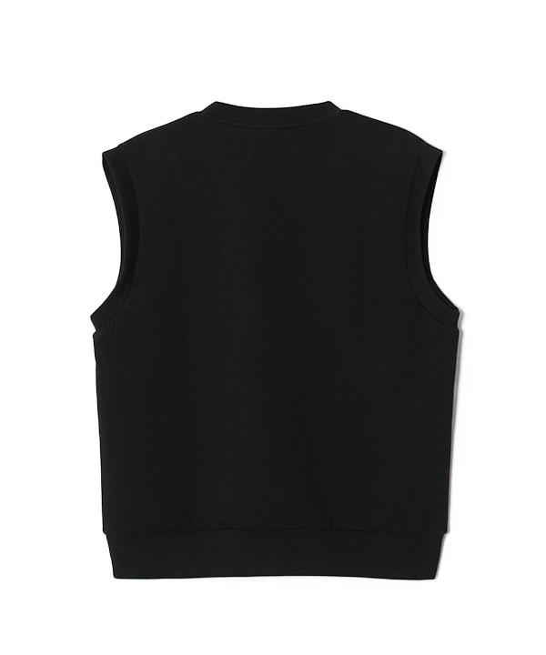 MARVIE GOLF VEST -BLACK-