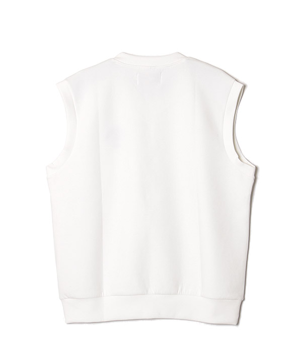 MARVIE GOLF VEST -WHITE-