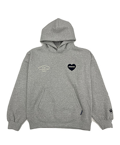 patch heart logo hoodie -2.COLOR-