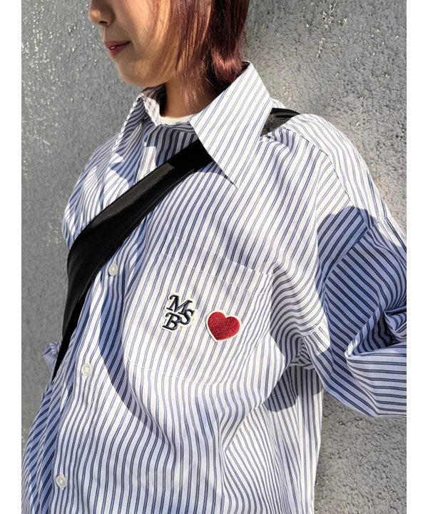 heart patch shirt -2.COLOR-