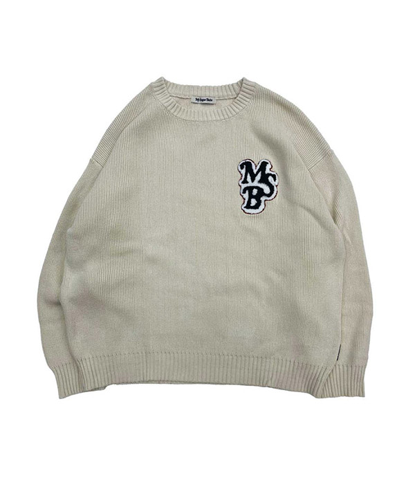 patch spring knit -4.COLOR-(オフホワイト)