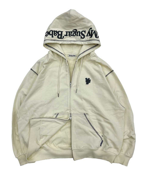 stitch zip hoodie -4.COLOR-