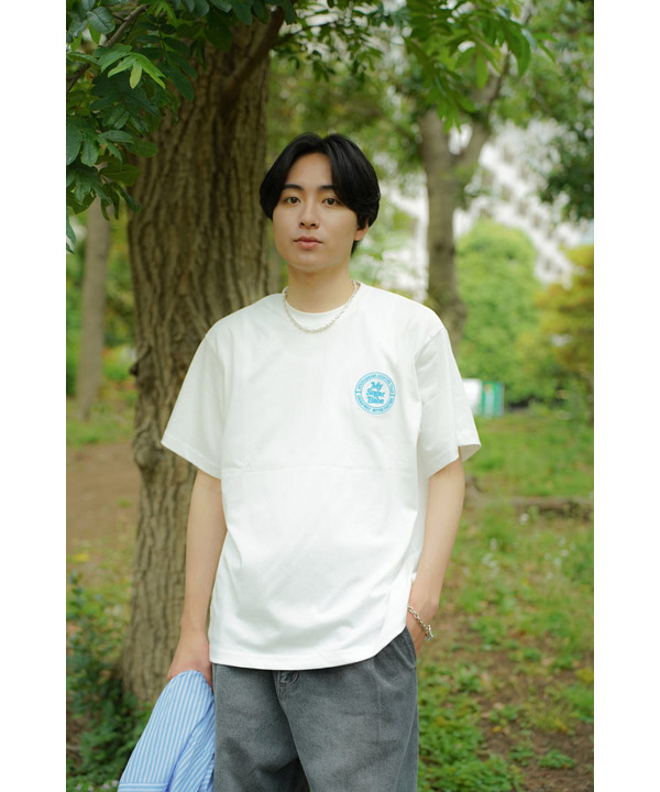 foaming circle logo tee