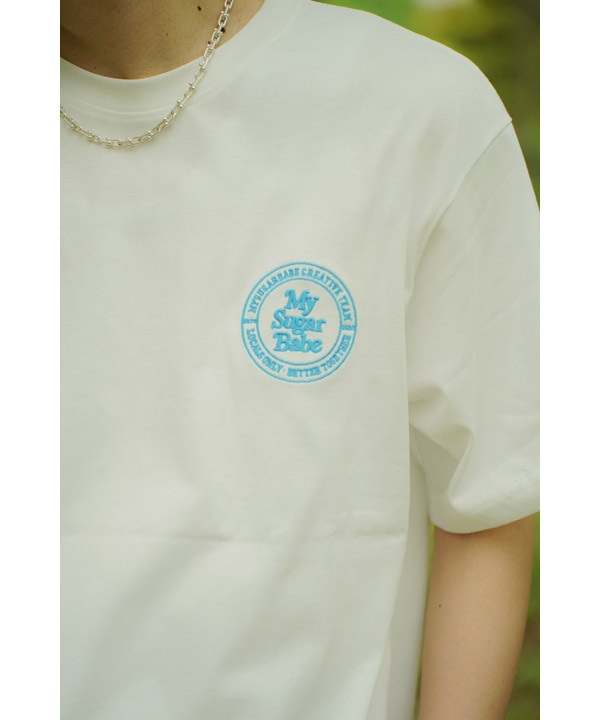 foaming circle logo tee