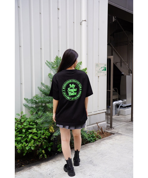 foaming circle logo tee