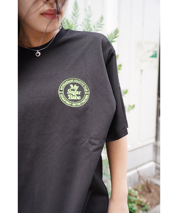 foaming circle logo tee