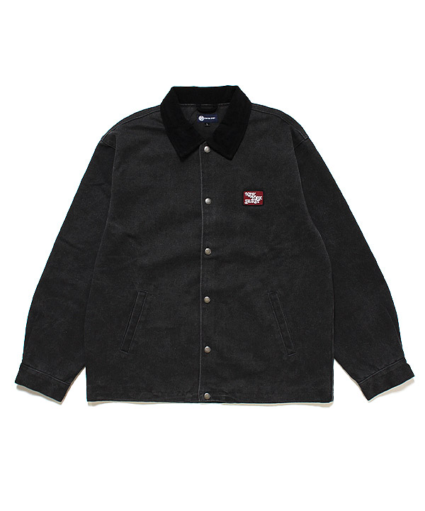 DUCK PIGMENT COACH JACKET(ブラック)