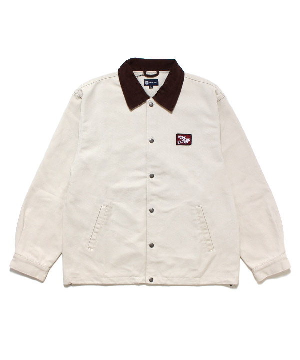 DUCK PIGMENT COACH JACKET(オフホワイト)