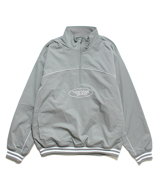 HALF ZIP NYLON(グレー)