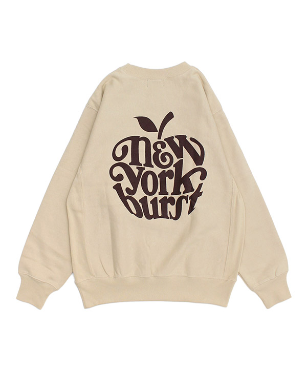 APPLE CREW SWEAT(ベージュ)