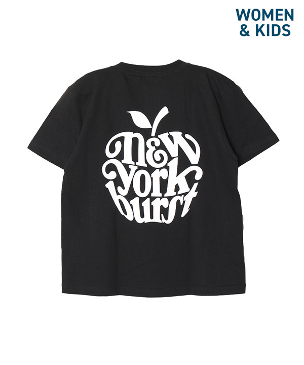 APPLE T-SHIRT (WOMEN/KIDS)(ブラック)