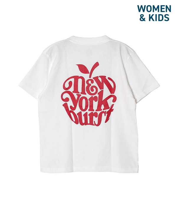 APPLE T-SHIRT (WOMEN/KIDS)(ホワイト)