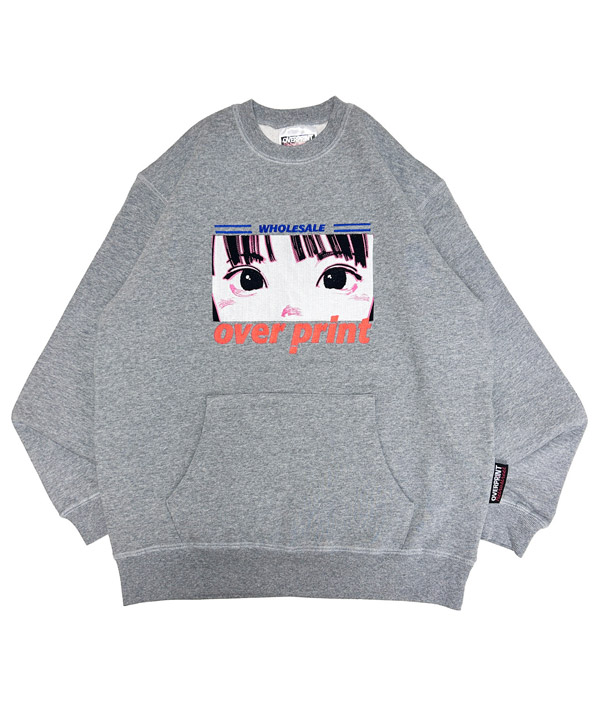 EYES EMB sweatshirts(グレー)