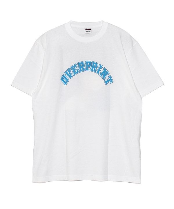 little gesture tee (blue) -ホワイト-