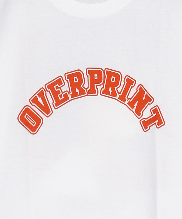 little gesture tee (orange) -ホワイト-