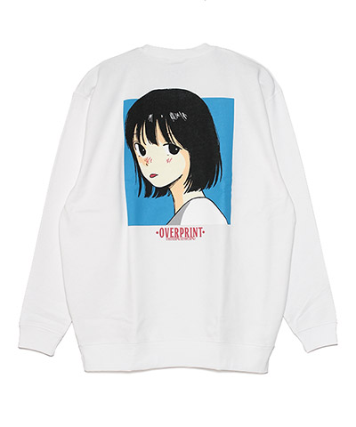 little gesture sweatshirts -ホワイト-