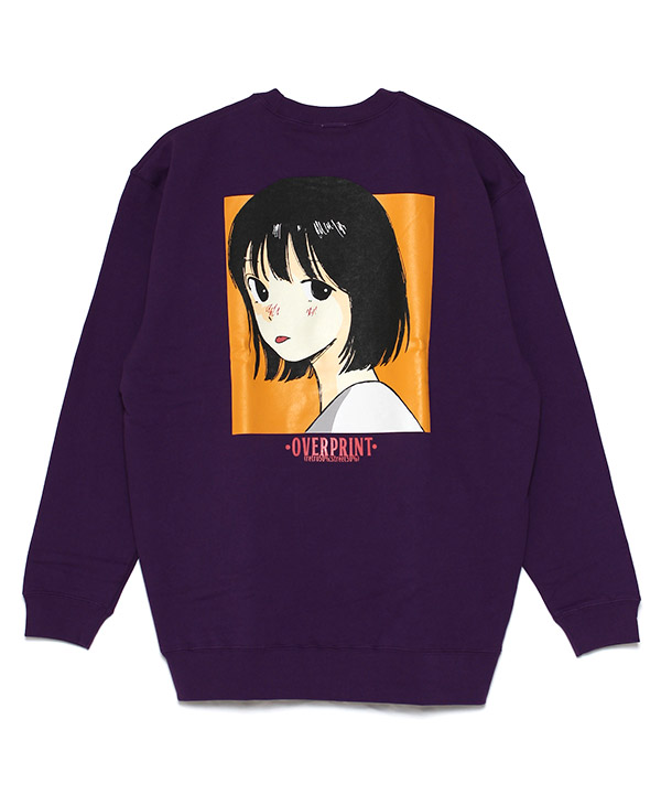 little gesture sweatshirts -パープル-