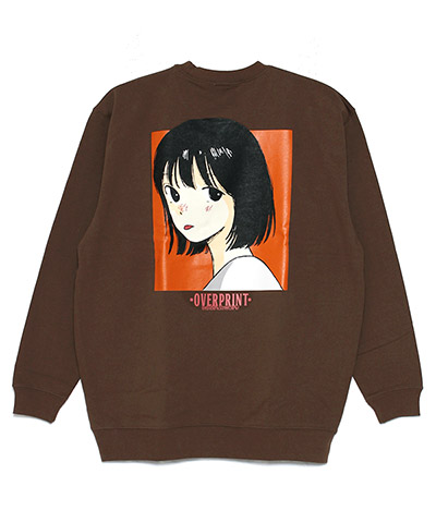 little gesture sweatshirts -ブラウン-