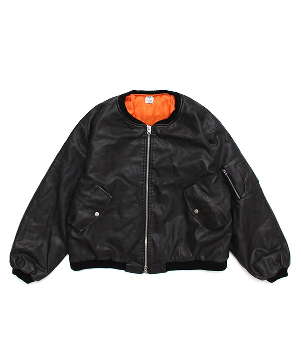 MA-1 PU JKT(ブラック)