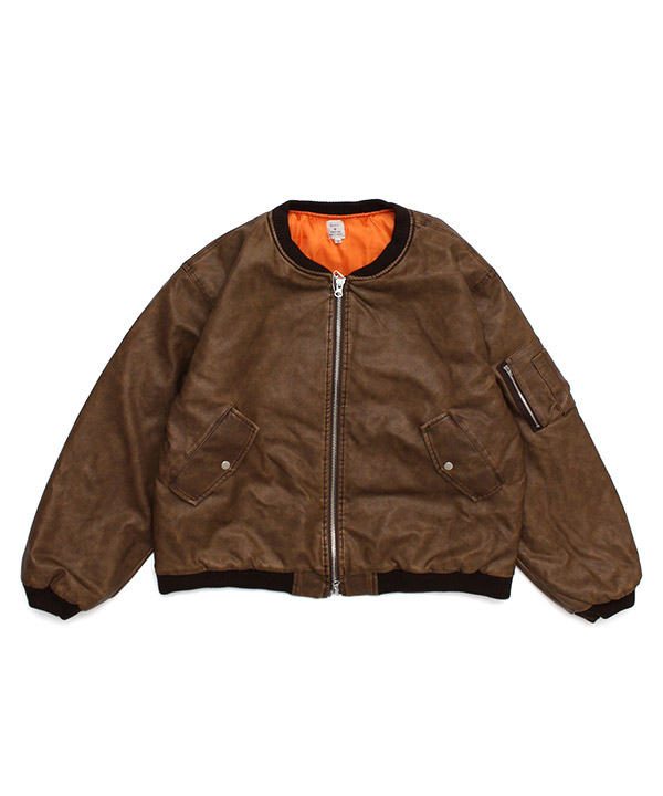 MA-1 PU JKT(ブラウン)