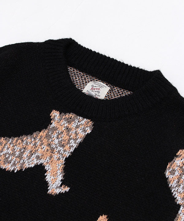 tiger pattern knit