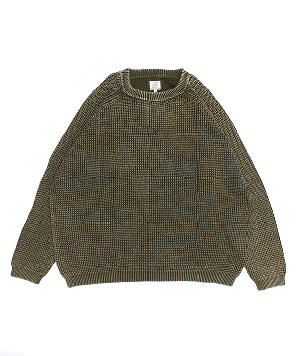 WAFFLE KNIT(カーキ)