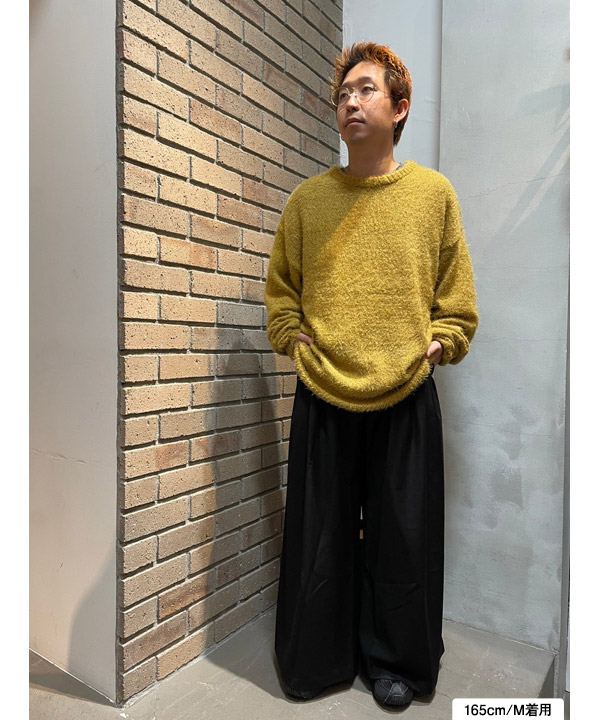 shaggy crew knit