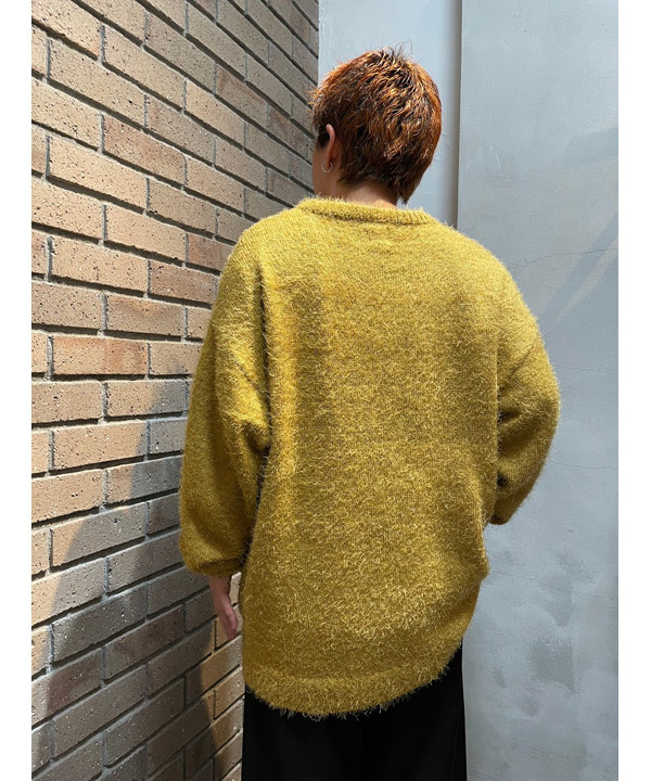 shaggy crew knit