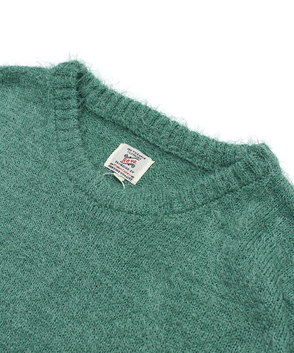 shaggy crew knit