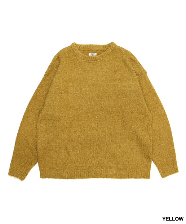 shaggy crew knit