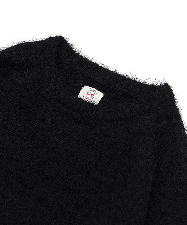 shaggy crew knit